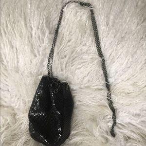 Mini black party hand bag